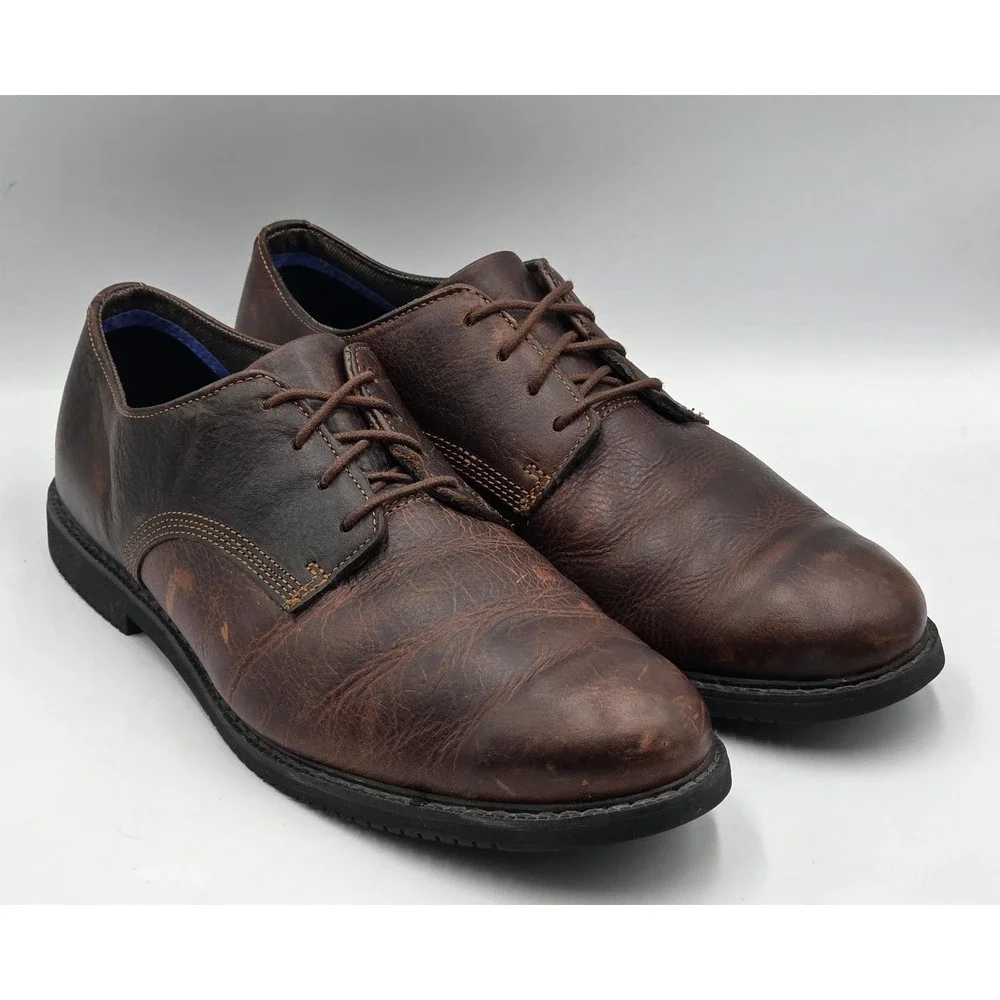 Timberland Earthkeepers 5545A Men's Size 10 Brown Leather Oxford Shoes